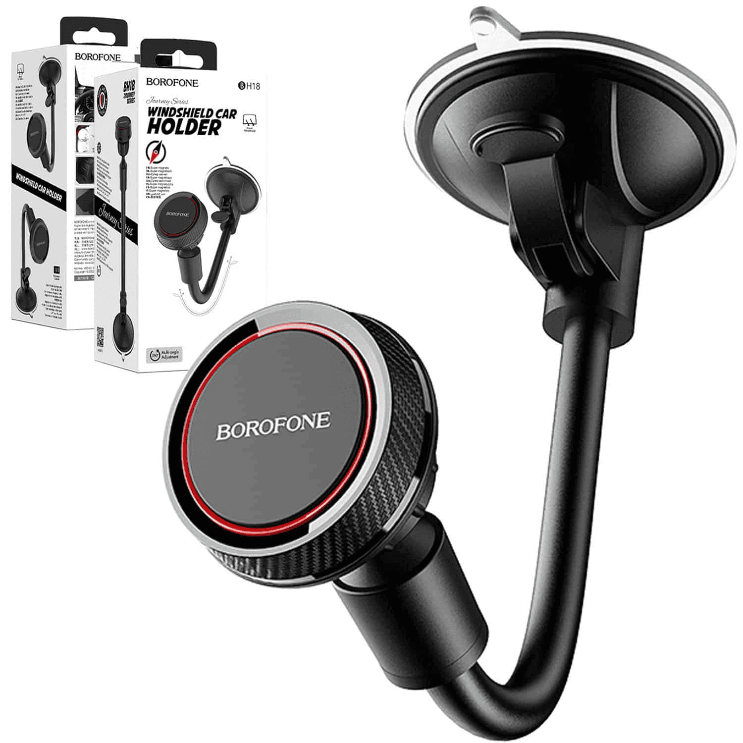 Borofone BH18 Journey Series Windshield Magnetic Car Mount Mobile Phone Holder Borofone BH18 Journey Series Windshield Magnetic Car Mount Mobile Phone Holder